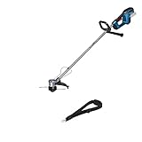 Bosch Professional 18V System Akku-Rasentrimmer GRT 18V-33 (bürstenloser Motor, Schnittkreisdurchmesser von 33 cm, inkl. 1x Schultergurt, 1x Fadenspuleneinheit)