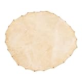RiToEasysports Bongo-Trommelfell, Klares Klang-Ersatzteil, Ziegenhaut, 36 Cm Durchmesser, Sicheres, Ungiftiges Material für Trommelbegeisterte
