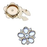 Detachable Flower Cuff Button Covers Decoration Formal Shirt Accessories Clip for Tuxedos and Evening Gowns Shirt Accessories