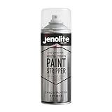 JENOLITE Industrielle Stärke Farbabisolierer/Farbentferner, Aerosol | Verwendung auf Holz, Metall, Ziegel, Beton – Farben, Lacke, Klebstoffe | 400ml