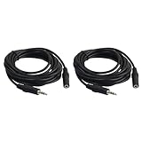 AuntYou 2X Audio Hilf Audio Kabel 3.5 mm Stereo Audio Kabel Stecker Auf Buchse Handy Kopfhörer Verlängerungskabel 3 Meter