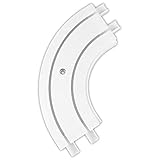 Bestlivings Verbindungsbogen Innen, 2 Lauf Innenbogen für Gardinenschienen mit Innenlauf, zum weiterführen von Innenlaufschienen