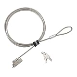 Kensington Slim NanoSaver 2.0 EQ Notebook-Schloss & Schlüssel, abschließbares Sicherheitsband für ultradünne Notebooks, universelle Passform, 1,8 m starkes Karbonstahlkabel (K60630WW)