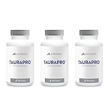 TAURAPRO® Magnesiumtaurat Kapseln von Pronesium - Magnesium taurate - Studienbasierte Dosierung - Premium Rohstoff aus den USA (3x200 Kapseln)