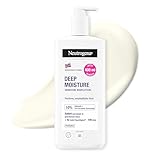 Neutrogena Norwegische Formel Deep Moisture Sensitive Bodylotion (400 ml) für trockene, empfindliche Haut mit 10 Prozent Glycerin + Pro-Ceramide Technologie