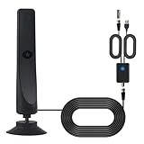 Zkydhbd Digitale HDTV Antennen Indoor Full Clear 1080p Fernsehempfang 9.84ft Koaxial Kabel Stall Getriebe Verstärkte Fernsehantennen