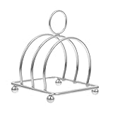UKCOCO Toastständer Mehrzweck Brotscheibenhalter Platzsparend für Küche und Outdoor Frühstück Brot Organizer für Toastscheiben und Rezepte