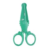 Künstlerische Trainingsschere für Kinder mit abgerundeter Spitze, verbessert die Kreativität, Hand-Augen-Koordination, Fähigkeitsentwicklung, pädagogische Schere für Kleinkinder, Kunstprojekte