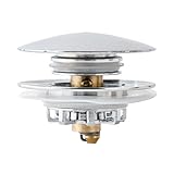 Wasserstopfen für Waschbecken, Anti-Verstopfung, Rückprallpunkt, Duschabfluss, Haarfänger