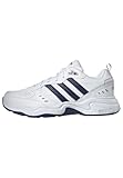adidas Herren Strutter Shoes, Cloud White / Dark Blue / Matte Silver, 46 EU