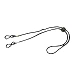 5 Stück Mundschutz Lanyard Halterung Verstellbare Schlüsselband Schwarz Mund und Nasenschutz Zubehör Umhängeband Mundbedeckung Brillen Zubehör Haken in öffentlichen Verkehrsmitteln (5pc, A)