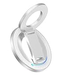 Magnetischer Handy-Ringhalter mit doppelseitigen Magneten, 360° drehbarer Ständer, MagSafe-Griff-Ringständer, magnetischer Ständer für iPhone 16, 15, 14, 13, 12, Android, Handy-Griff für Schreibtisch