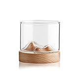 delr Berg Whisky Glas - 120ml Martini Party Gläser - 120ml / 5 Unzen Teegläser für Kaffee, Milch, Tee, Küche, Speisekammer, Büro, Bar, Hotel, Wohnung