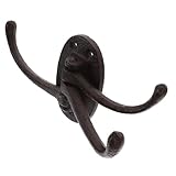 ULTECHNOVO 1Stück Multifunktionaler Wandhaken aus Retro Stil Kleiderhaken für Jacken Mäntel Hüte Einfache Installation für Wohnzimmer Veranda Schlafzimmer