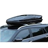 Vepnby Dachbox Auto, Dachbox Taschen, Dachtasche Autoohne Reling, Sicherheitsschlüssel und Beidseitige Öffnung, Kompatibel mit den Meisten Fahrzeugen(550l)