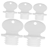 SOLUSTRE 5 Stück Hitzebeständige Verschlussstopfen für Wärmflaschen Kleiner Kunststoff Dichtungsverschluss Tragbarer Hot Water Sack Plug Langlebig und Praktisch für Haushalts Wärmflaschen