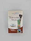 Rohrzucker-Sticks in praktischen Einzelportionen, 50 Portionen (250g), Fairtrade