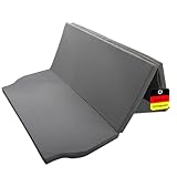 Foxx Matratze für VW [T5, T6, T6.1] Multivan/California, Mercedes [Marco Polo] Klappmatratze 148x186 cm genau passend für Ihr Bett als Schlafauflage beim Camping.