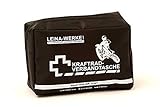 Leina-Werke 17012 Kraftrad-Verbandtasche Typ II mit Klett, Rot/Schwarz
