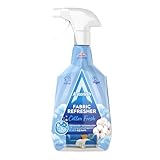 Astonish Fabric Refresher Spray zum Auffrischen von Kleidung, Vorhängen, Teppichen und Stoffen, Baumwollfrischer Duft, 750 ml