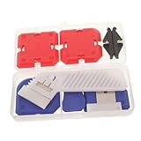 WOONEKY Professionelles Silikon Fugenglätter Wiederverwendbare Dichtungswerkzeuge für Fliesen Fugenreparatur Silikonanwendung für Heimwerkerprojekte