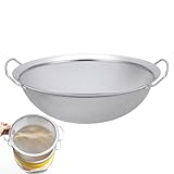 Honigextraktionsausrüstung, Mesh Rundsieb, Edelstahl Farbfilter zum Backen von Mehlsieb, Farbeimer Filter Verunreinigungen Feinmaschiges Sieb, feinmaschiges Sieb