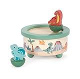 Small Foot Spieluhr „Dino“, Klassische Spieldose aus FSC 100%-zertifiziertem Holz, für Kinder ab 3 Jahren, 12628