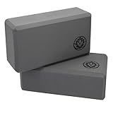 2x Yoga Block VonBueren | 22 x 12 x 7,5 cm je Yogablock | Yogablöcke für Damen und Herren aus EVA | Klötze für Pilates
