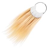 Beaupretty 30 Stück Teiliges Echthaar Farbmuster für Haartests Haartönung und Wachs Anwendung Haarsträhnen Farbkarte für Friseure und Farbproben zum Sicheren Ausprobieren