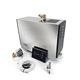 Saunadampferzeuger Automatischer Edelstahl Sauna Dampfgenerator Kit System Selbstentleerender Dampferzeuger Dusche Saunabad Zuhause Dampfbad Spa Generator Sauna Zubehör (Größe: DON-80) (Don)