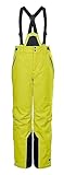 killtec Jungen Funktionshose/Skihose mit abzippbarem Latz, Schneefang und Kantenschutz KSW 79 BYS SKI PNTS, Lime, 116, 37310-000