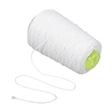 VILLCASE 1 Rolle Tintenfüllerlinie Maurerlinien Baumwollschnur Tintenaufnahmelinie Für Maurer Baumwollschnur Maurerwerkzeuge Baustellen Layoutlinie Weißer Baumwollfaden