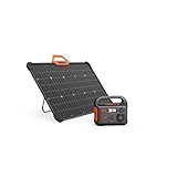 Jackery Tragbare Powerstation 240 mit Solarpanel 80W,240Wh Mobiler Stromspeicher mit Reinen Sinuswellen 230V/200W Steckdose + USB, Mobile Stromversorgung für Outdoors Unterwegs Reise und Camping