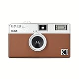 KODAK EKTAR H35 Filmkamera mit mittlerem Format, 35 mm, wiederverwendbar, ohne Fokus, leicht, einfach zu bedienen (braun) (Film und AAA-Batterie sind Nicht im Lieferumfang enthalten)