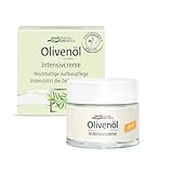 Olivenöl Intensivcreme LSF 20 - Reichhaltige Aufbaupflege - Unterstützt die Zellerneuerung - medipharma cosmetics - 50 ml