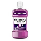 LISTERINE Total Care Zahn-Schutz 500 ml - Testsieger Stiftung Warentest, 6 in 1 Wirkung, 24h frischer Atem, schützt gegen Karies und Zahnfleischprobleme, antibakterielles Mundwasser