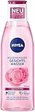 NIVEA Rosenwasser Gesichtswasser (200 ml), erfrischendes Gesichtswasser mit Rosenwasser natürlichen Ursprungs, klärende Gesichtspflege für jeden Hauttyp