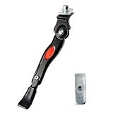 Fahrradständer für 20 Zoll 24 Zoll 26 Zoll, Universal Fahrrad Ständer, Einstellbarer Fahrrad Seitenständer, Höhenverstellbarer Fahrradständer Mittelständer für Mountainbike Ebike Rennrad Ständer.