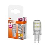 Osram Dimmbare LED PIN Lampe mit G9 Sockel, Warmweiss (2700K), 350 Lumen, klares Glas, Single-Pack