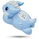 JARMAPOZ Badethermometer für Babys – Zuverlässiges Wasserthermometer für sicheres Baden. Schnell ablesbares, schwimmendes Thermometer in Fahrenheit und Celsius – Ideal für die Säuglingspflege