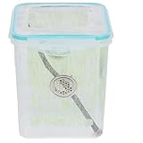 Gadpiparty Reptilien Aufzuchtbox Transparent Kunststoff Holz Terrarium Insekten Fütterungsbox für Spinnen Mantiden und Kleine Reptilien Beobachtungsbox Robust und Leicht zu Reinigen