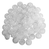 DECOMELODY 300 Stück Wimpernverlängerungsset mit Veredelungsbechern Auslaufschutzhalter aus Kunststoff Wimpernverpflanzungszubehör für Professionelle Lash Extensions und Wimpern Organizer