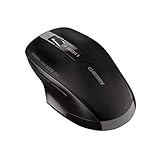 CHERRY MW 2310 2.0, Kabellose 6-Tasten-Maus, 2,4 GHz Funk mit 10 m Reichweite, Optischer Sensor & DPI-Schalter, Nano-USB-Empfänger, Beidhändig Nutzbar, Schwarz