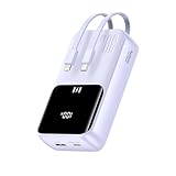 Selore&S-Global Power Bank, Powerbank 20000mAh mit USB C 30W Schnellladefunktion, 4 Ausgang, Externe Handyakkus Kompatibel mit iPhone 16 15 14 13 MacBook iPad Samsung Galaxy S25 S24 S23, Reise Gadgets