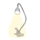 BRILLIANT Lampe Anthony Schreibtischlampe eisen/titan – verstellbare Klemmlampe - LED Tischlampe - LED Klemmleuchte mit Kabel – inkl. LED Leuchtmittel