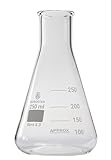 Borostar Erlenmeyerkolben (Boro 3.3), mit Graduierung, enghalsig, 250 ml