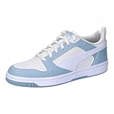 PUMA Unisex Rebound v6 Low Sneaker, Frosted Dew White-Warm White, 43 EU