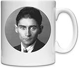 Franz Kafka Schriftsteller Foto weiß Keramiktasse weiß