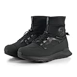IRON JIA'S Motorradschuhe Herren Sommer Motorradstiefel Männer lässige atmungsaktive motorrad sneaker reissverschluß mit Schaltpolster Rutschfeste Sohle(Schwarz, 43)