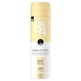 8X4 Vanilla Twist Deospray, Deodorant mit pudrigem Vanille Duft, sinnliches Deo ohne Aluminium (ACH) mit 48h zuverlässigen Schutz (150 ml)